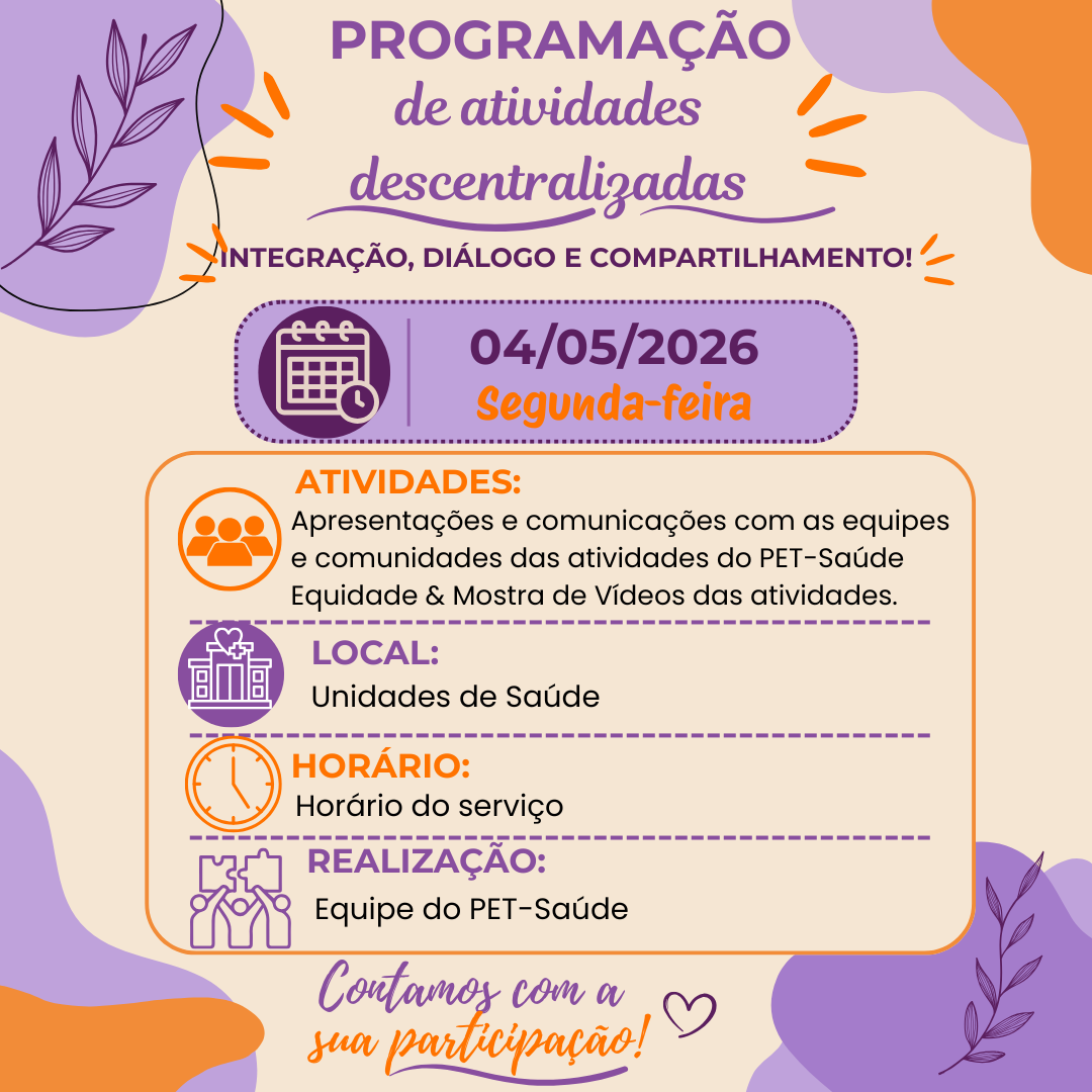 Programação PET Saúde Afirmasus 8